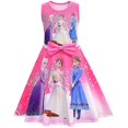 thumbnail image 1 of Enfants Filles Elsa Sans Manches Nœud Sr Balançoire Es, 1 of 2