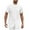 White, variant on Ashirexll Mens Button up Shirts Short Sleeve, Big and Tall Shirts for Men, Summer Short Sleeve Turndown Collar Button Shirts with Pocket Casual Tops