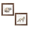 thumbnail image 1 of Gango Home Decor Shabby-Chic A Woodland Walk X & XI by Lisa Audit (Ready to Hang); Two 12x12in Gold Trim Framed Prints, 1 of 5