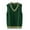 AW1-Green, variant on GBSYEWXS Little Girls Sweater Child Size 4-5 T V-Neck Sleeveless Solid Color Vest Fashion Navy Sweaters