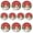 A, variant on SIYTUAU Snowman Paper Plates 7 Inch Size For Christmas Party Disposable Tableware Set Of 24 Pieces Paper Material Party Supplies A