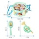 thumbnail image 4 of De Tambores Happy Pat Para Niños, Instrumentos Musicales, 6 Juegos De Tambores De Jazz, Combinación De Rompecabezas, Juguetes De Toque Para Iluminación De Bebés 1 Juego Cateissary FN003124-00, 4 of 6