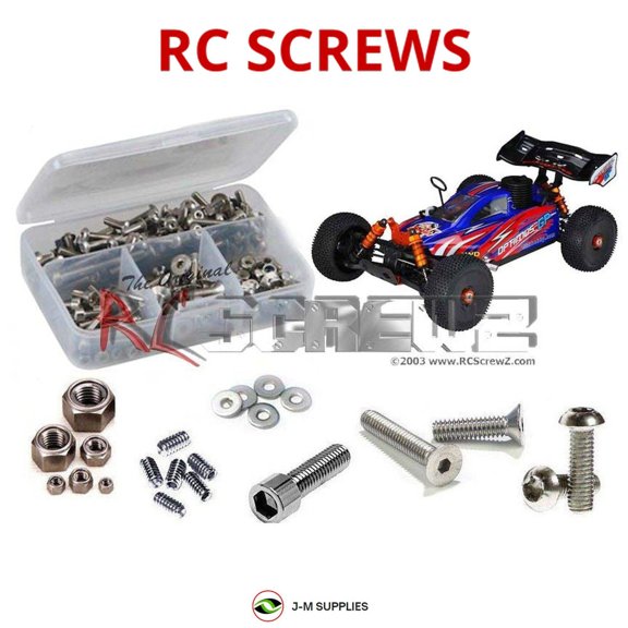 RCScrewZ Stainless Steel Screw Kit dhk009 for DHK Hobby Optimus GP RC Car | SET