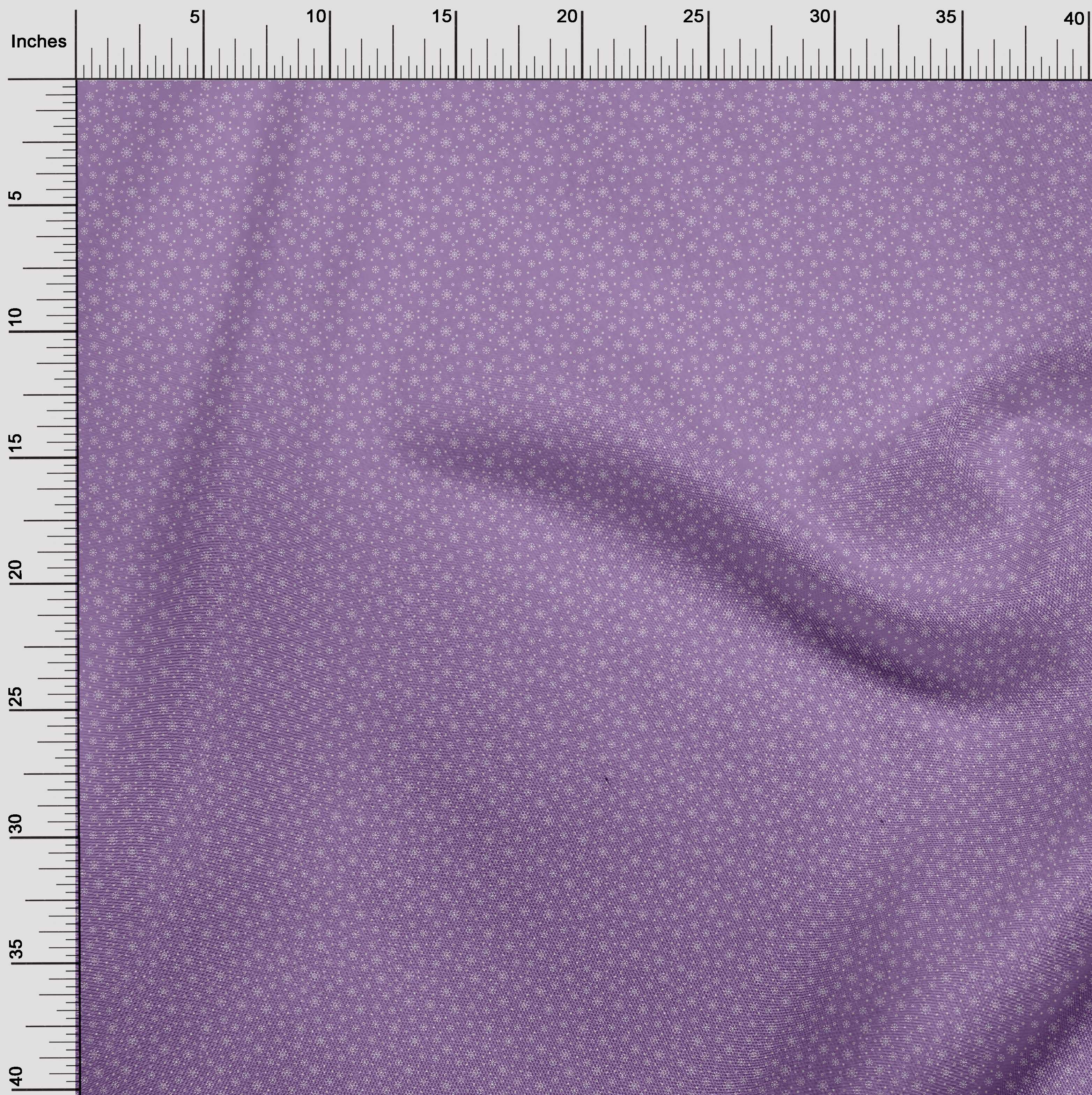 oneOone Cotton Poplin Lavender Fabric Christmas Diy Clothing Quilting Fabric Print Fabric By Yard 56 Inch Wide