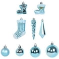 thumbnail image 3 of PENGXIANG 21PCS Plastic  Tree Decor Christmas Decorations Ball Ornament (Light Blue), 3 of 8