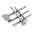 thumbnail image 1 of 5Pcs SDS Plus Chisel Set, Chisel Set, Hammer Drill Chisel Set, Including Tile Chisel, Groove Chisel, 3xFlat Chisels,  For Electric  Hammer., 1 of 8