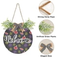 thumbnail image 2 of Coolnut Whole Figs Front Door Round, Hanging Welcome Sign, Front Door for Home, Farmhouse, Porch, Wall Hanging, Outdoor Home Decor, 2 of 7