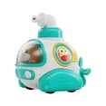 thumbnail image 2 of syligr Press and Go Submarine Toy for Toddlers Ages 3+ Bath Toy with Whistle and Rotating Propeller ABS Plastic No Battery Needed Indoor Outdoor Play Gift for Kids, 2 of 6