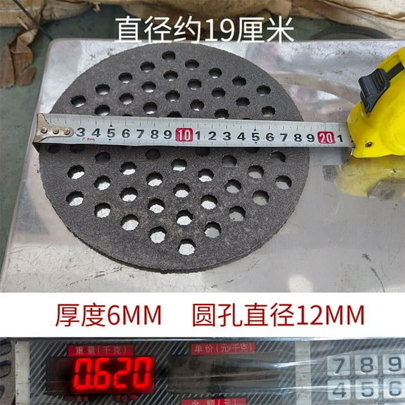 EXHUMKY Cast Iron Grill Grate for Camping - Heat Retention Barbecue Accessory for Outdoor Cooking and Grilling