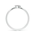 thumbnail image 2 of ANGARA Natural Pear Diamond Wave Shank Solitaire Ring in 14K White Gold for Women (Size-5x3mm| Color-K| Clarity-I3) | April Birthstone, Anniversary, Jewelry Gift for Women | Natural Diamond Ring, 2 of 10