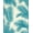 Teal, Pattern 18, variant on Flatwoven High Traffic Area Rug, Coastal Bloom Tropical Floral Runner, Non Slip, Stain Resistant, Washable Area Rugs for Living Room, Bedroom(White, 4X6)