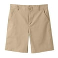 thumbnail image 4 of 5 Inch Inseam Shorts Men Tapered Leg Skinny Stretch Mens Slim Fit Shorts 7" Inseam Skinny Chino Short Straight Regular Fit Summer Front Shorts,Khaki,L, 4 of 5