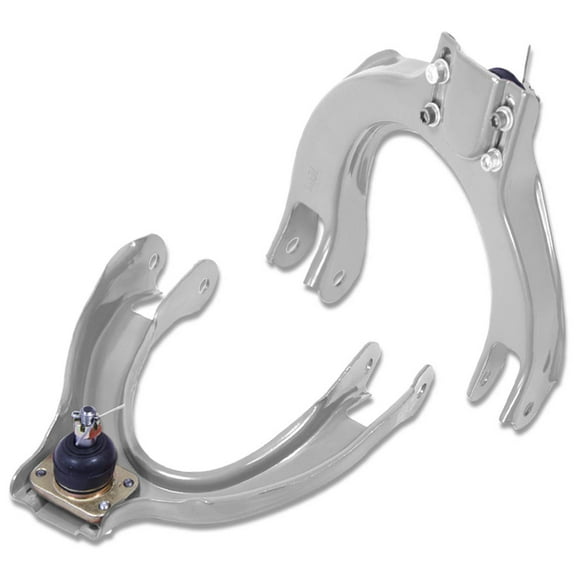 DNA Motoring CBK-HC88-SL For 88-91 Honda Civic Performance Stainless Steel Adjustable Front Upper Camber Kit (Silver) - EC ED EE EF 89 90