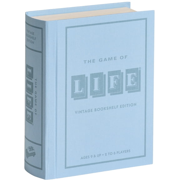 WS Game Company The Game of Life Vintage Bookshelf Edition Board Game for 2 to 6 Players, Ages 9 and Up