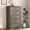 Gray, variant on 5 Drawer Dresser, Wood Chest of Drawers for Bedroom, Vintage Storage Cabinet Dresser Organizer Unit with Antique Bronze Round Handles for Living Room, Closet, Hallway, Entryway