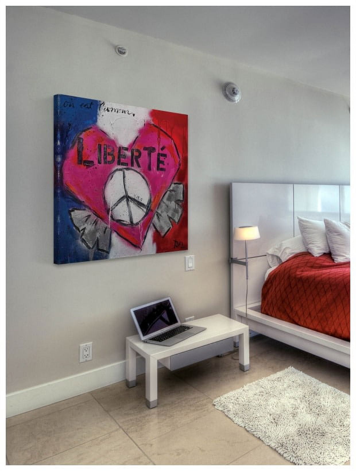 "Liberte" Painting Print on Canvas