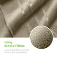 thumbnail image 2 of Bamboo Hand Towel Set - Stone by Cariloha for Unisex - 3 Pc Towel, 2 of 7