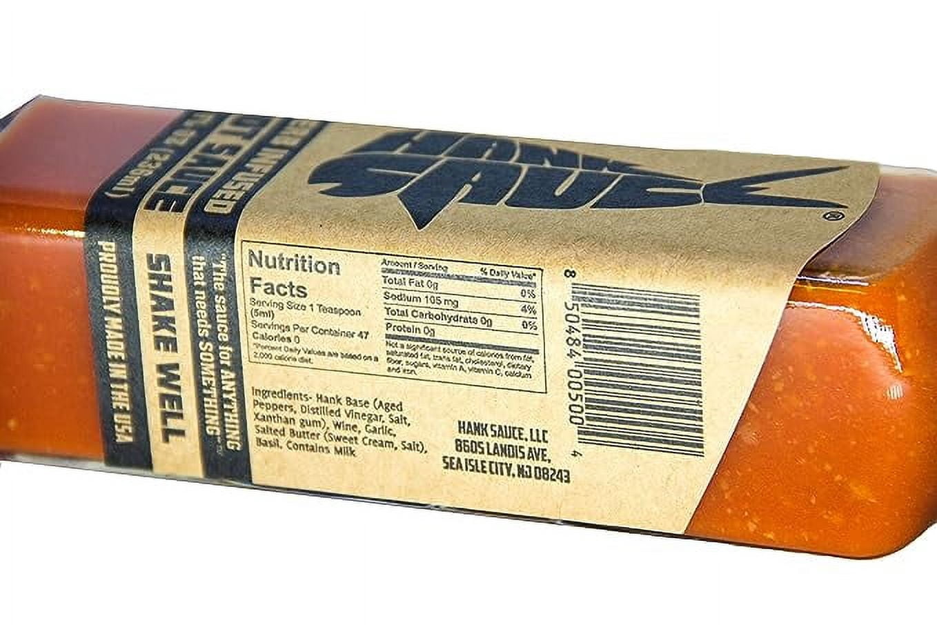 Hank Sauce - Hot Sauce Heat, 8.5oz | Pack of 6