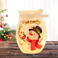 thumbnail image 2 of Stony Creek 4.00In Happy Snowman Small Pre-Lit Jar, Glass, Lighted Decorative Jar Elg5280 Cardinal, 2 of 5