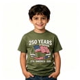thumbnail image 5 of Tisuna Teen Boys Patriotic T Shirts Size 2-3 Years America Flag Print Short Sleeve Crew Neck Tops Breathable Boy'S 4th Of July Army Green Celebrate Anniversary T-Shirts, 5 of 5