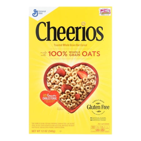 General Mills Cheerios - Toasted Whole Grain - Case of 14 - 12 oz.