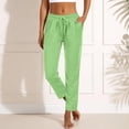 thumbnail image 2 of TIANZEN High Waisted Casual Yoga Pants For Split Flared Trousers Soft Athletic Workout Wide Leg Bottoms Elastic Pants for Women Work Casual, 2 of 4