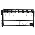 thumbnail image 3 of Storage Rack, Black Iron Kitchen Shelf, For Home, 3 of 8