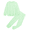 Light Green, variant on Arshiner Girls 2 Piece Outfits Casual Clothing Sets Long Sleeve Pullover Sweatshirts and Sweatpants with Pockets