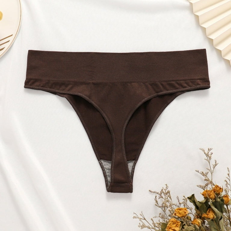 Aayomet Boxer Briefs For Women Briefs Ice Crotch Silk Seamless Underwear  Women Women's Panties,Coffee S 