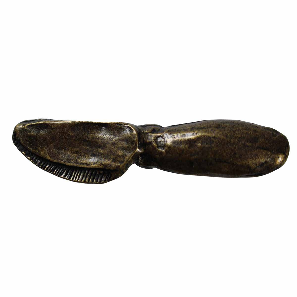 Vintage Kitchen Cabinet Knob Antique Brass Knife Shape Cupboard Door Pull Handle| Renovators Supply