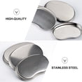 thumbnail image 3 of 3pcs Stainless Steel Curved Storage Plates Flat Trays Medical Plates (Silver), 3 of 8