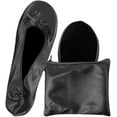 thumbnail image 1 of GUDGUDEE Women's Ballet Flat Shoes Foldable Portable Travel Roll Up Slippe, 1 of 6