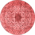 thumbnail image 1 of Ahgly Company Indoor Round Persian Red Traditional Area Rugs, 4' Round, 1 of 4
