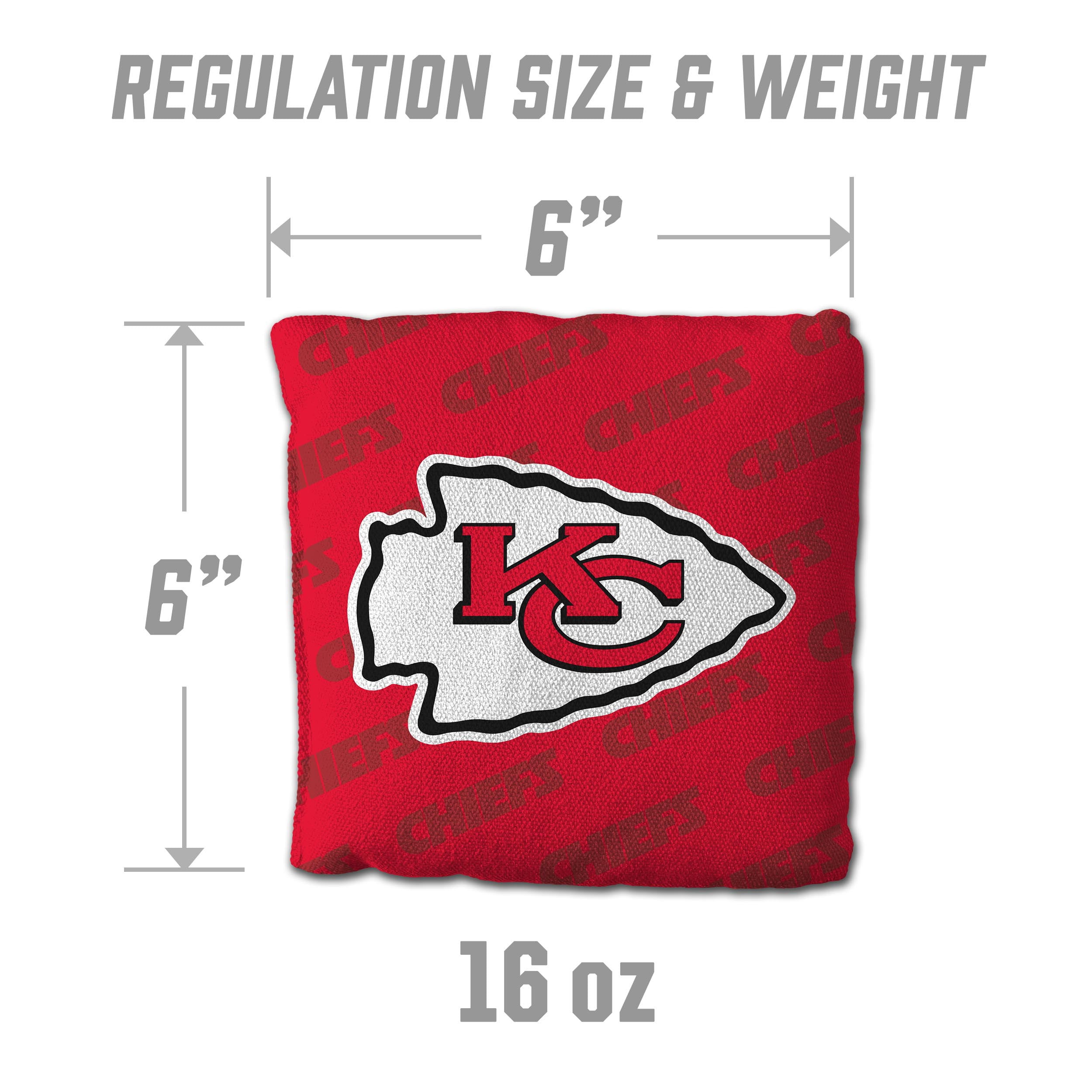 NFL Kansas City Chiefs Cornhole Bags - 4PK - Red