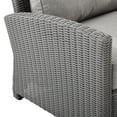 thumbnail image 6 of Crosley Bradenton Outdoor Wicker Armchair-Color:Gray,Number of Items:1, 6 of 10