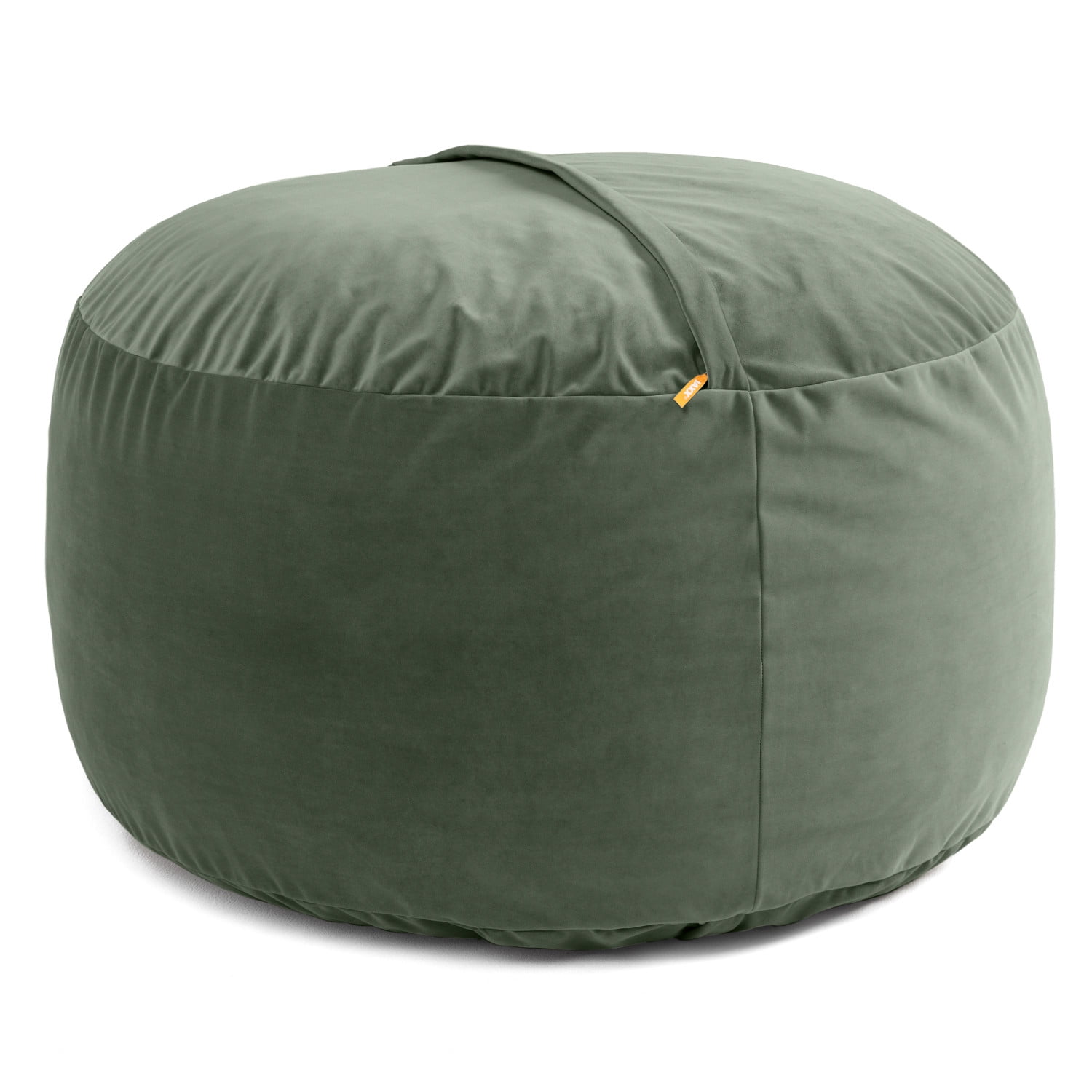 Jaxx 4 Foot Saxx - Large Round Bean Bag Chair for Adults - Lush Velvet Green