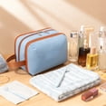 thumbnail image 5 of Travel Toiletry and Makeup Organizer Bag with Double-Zip Compartments, Portable Storage for Cosmetics, Beauty Supplies, and Personal Items, 5 of 5