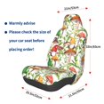 thumbnail image 3 of Fotbe Mushrooms Gnomes Funda para Asiento de Auto con Estampado – Impermeable y Antisudor – Ajuste Universal, Lavable a Máquina, Antideslizante (1 Pieza), 3 of 5