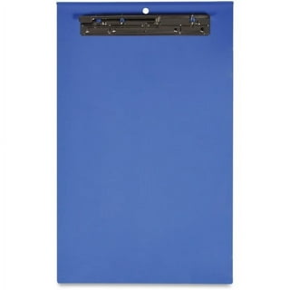 Acocony 11x17 Clipboard Three Clip Super Tough Extra Large Clipboard PP Plastic 11 x 17 Clipboards Not Fragile Art Clipboard Blue Pack of 1