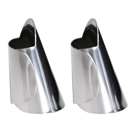 

Yongwei pine tools 2 PCS Adjustable Stainless Steel Finger Protector Manual Peeling Beans Device Kitchen Convenience Tools for Cutting Dicing Peeling Skinning