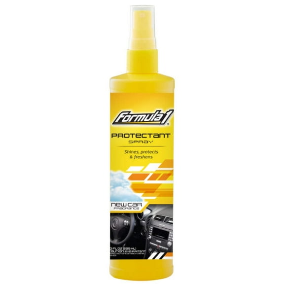 Formula 1 Interior Detailing Protectant Spray, Car Interior Cleaner with Lasting New Car Smell Fragrance and UV Protection, Safe for Vinyl, Rubber, Plastic, & Dashboard - 10oz