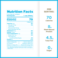 thumbnail image 2 of Ripple Plant-Based Milk, Original Unsweetened, Refrigerated, 48 fl oz Bottle – Vegan Dairy-Free Milk Alternative with Pea Protein for Cereal, Smoothies, and Everyday Use, 2 of 6