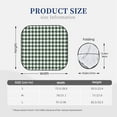 thumbnail image 3 of Naloa Scottish Checkered Print 2-Piece Windshield Sunshade,Foldable Car Front Window Sun Shades,for Most Sedans SUV Truck-Large, 3 of 6