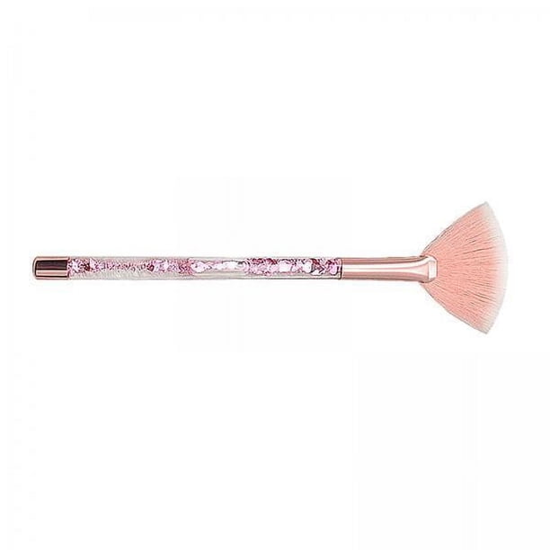 2 Brochas de Maquillaje en , Brocha para Resaltar El Rostro con Fibra Sintética Suave, Mango Ergonómico Profesional, Brocha para Colorete, Broc 2 piezas