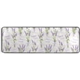 thumbnail image 5 of SKYSONIC 2X6 Feet Lavender Flowers Runner Rug with Rubber Backing, Summer Non Slip Entryway Rug Runner Washable Soft Area Rug Carpet for Hallway Bedroom Kitchen Decor, 5 of 6