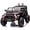Black, variant on Pink 12V Battery Kids Ride On Car Truck Electric Toys 3 Speeds Gift w/Music,LED,Cover,Remote Control