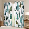 thumbnail image 2 of Manfei Xmas Tree Curtains Pack of 2 (42x84 Each) for Kids Teens Girls,Happy New Year Curtains Blackout,Merry Christmas Bedroom Curtains,Microfiber Bedroom Decor, 2 of 6