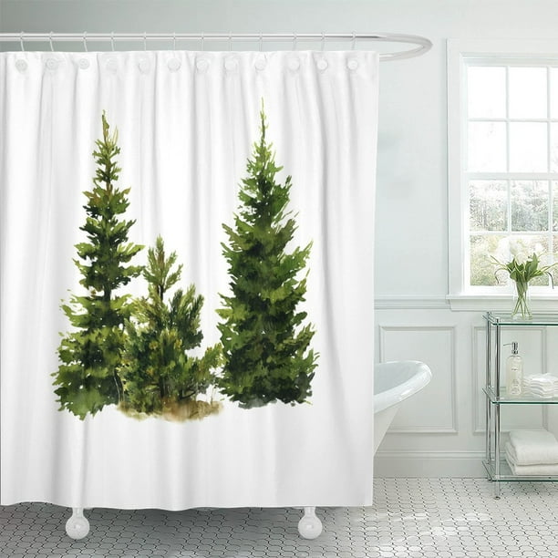 Pine Tree Shower Curtain How To Blog