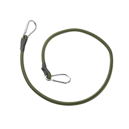 

Aqyh Outdoor Rubber Mountain Rope with Carabiner Hook - 8mm Thick Bicycle Luggage Roof Rack Strap