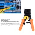thumbnail image 3 of RJ45 Wire Crimper, All in One RJ45 Crimping Tool Versatile Accurate Die High Torsion  for RJ Connector Blue,Red,Orange, 3 of 7